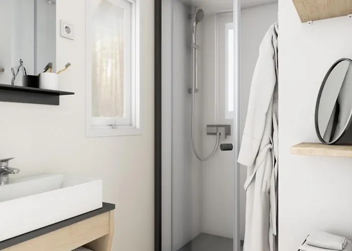 Mobil-home Avec Terrasse Pour 4 Personnes - Api-1-52-528 אתר קמפינג
